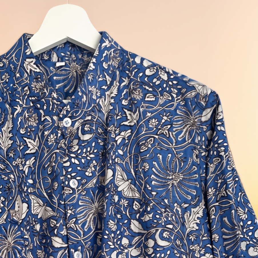 Camicia Coreana in Cotone 100%