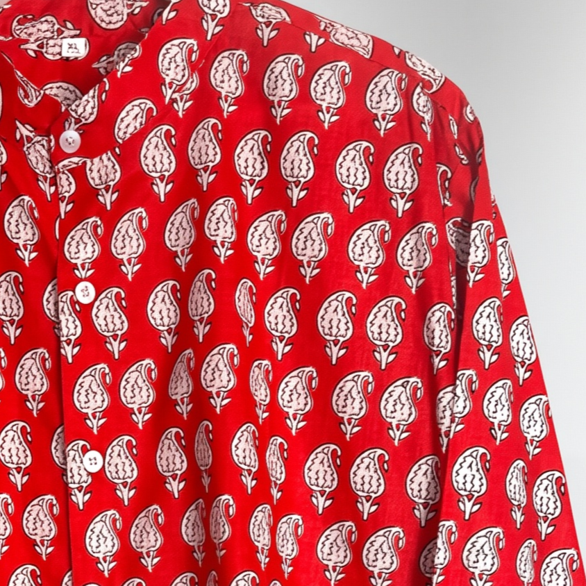 Camicia Coreana in Cotone 100%