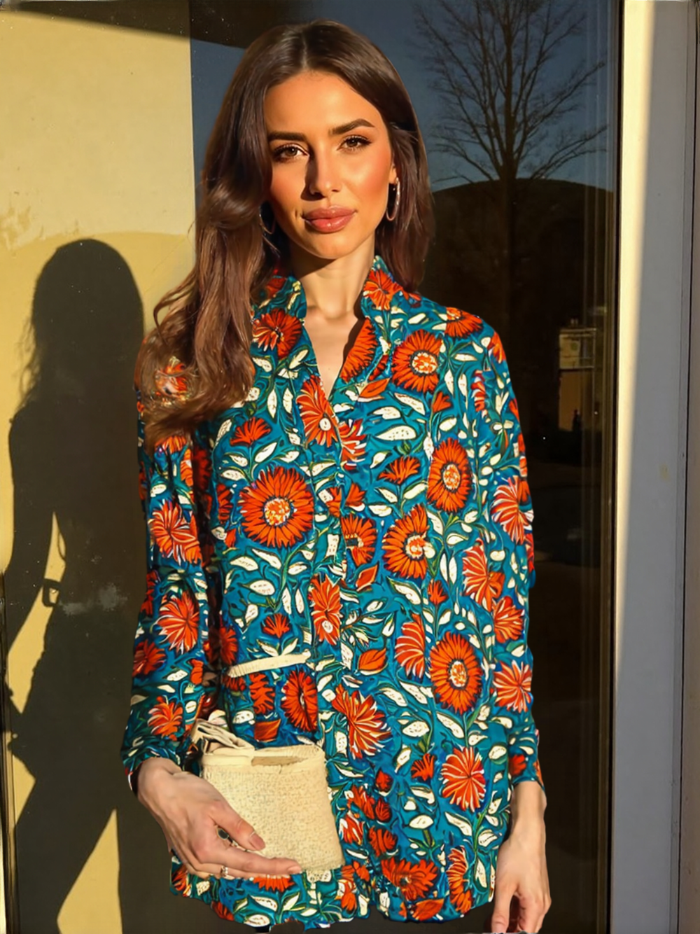 Camicia Coreana 100% Cotone