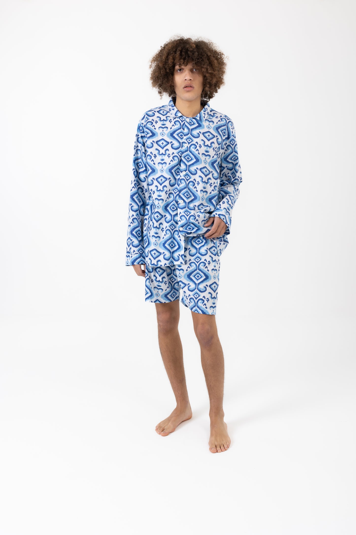 3-Piece Cotton Pajama Set