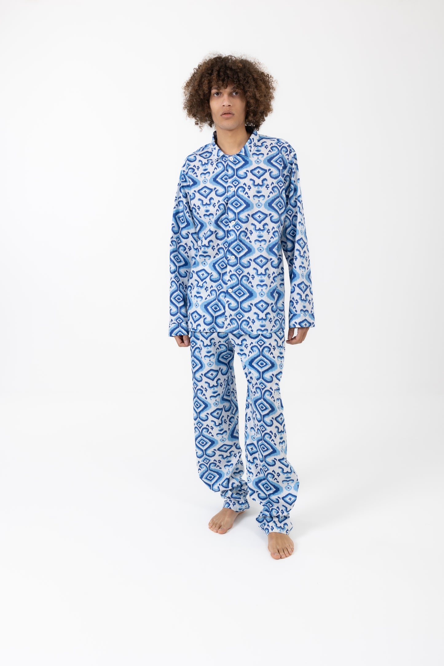 3-Piece Cotton Pajama Set