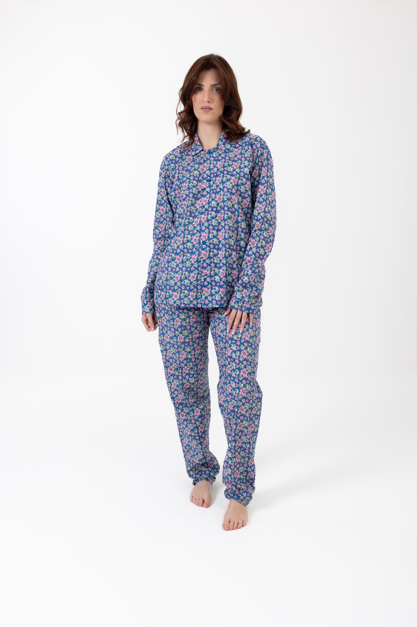 3-Piece Cotton Pajama Set