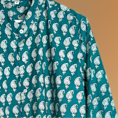 Camicia Coreana in Cotone 100%  