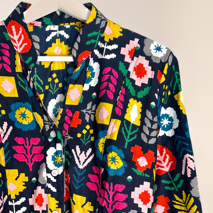 Camicia Coreana 100% Cotone  