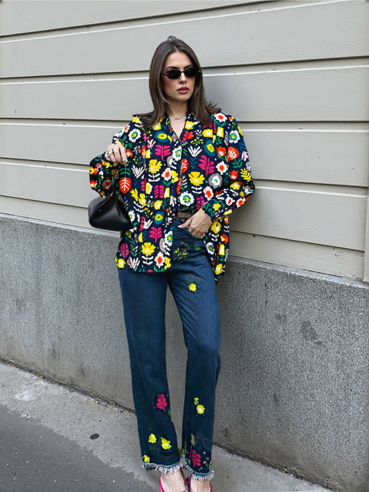 Camicia Coreana 100% Cotone  