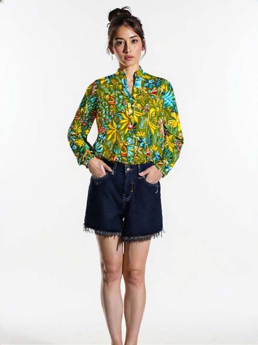 Camicia Coreana 100% Cotone  
