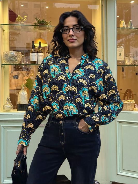 Camicia Coreana 100% Cotone  